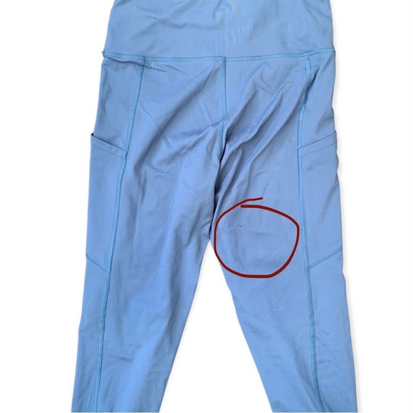 AE Light Blue High Waisted Pocket Leggings - Picture 6 of 6